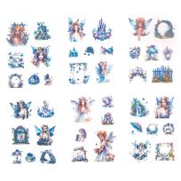 Opakowanie Naklejki pet połyskujące wróżki blue stardust 6 arkuszy