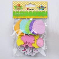 Opakowanie Naklejki piankowe pisanki 20x26/33x48mm 55szt