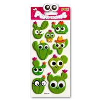 Opakowanie Naklejki puffy Cacti Eyes