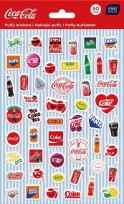 Opakowanie Naklejki puffy Coca Cola 50szt