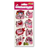 Opakowanie Naklejki puffy Emotion Cat