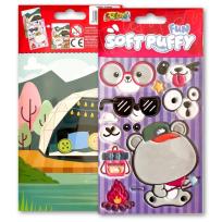 Opakowanie Naklejki puffy Fun with Bear