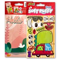 Opakowanie Naklejki puffy Fun with Dino