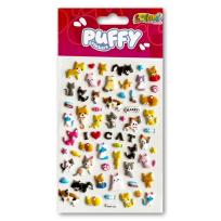 Opakowanie Naklejki puffy I Love Cat