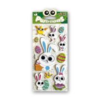 Opakowanie Naklejki puffy swpe easter bunnes PENMATE