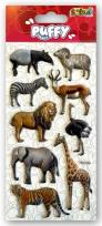 Opakowanie Naklejki puffy Wild Animals PENMATE