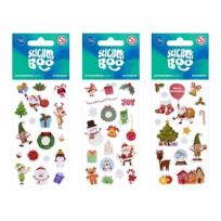 Opakowanie Naklejki Sticker BOO Boże Narodzenie mix