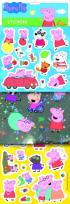 Opakowanie Naklejki Świnka Peppa
