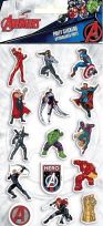 Opakowanie Naklejki wypukłe Avengers