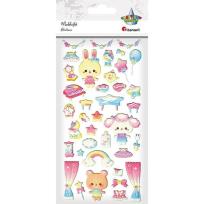 Opakowanie Naklejki wypukłe dla dziewczynki 38szt