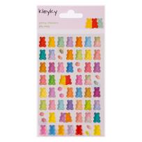 Opakowanie Naklejki wypukłe Misiowe Żelki