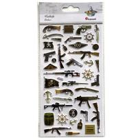 Opakowanie Naklejki wypukłe mix 41szt