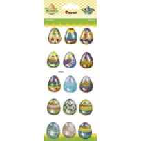 Opakowanie Naklejki wypukłe pisanki 15szt