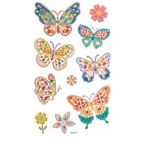 Opakowanie Naklejki z kryształkami Motyle 10szt