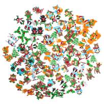 Opakowanie Naklejki z pianki zimowe zwierzątka 120szt