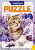 Okładka książki Naklejkowe puzzle Słodkie kotki