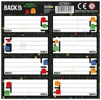 Opakowanie Nalepki na zeszyt BackUp 7 A102 (25szt) DERFORM