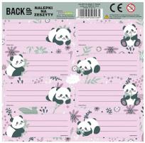 Opakowanie Nalepki na zeszyt Panda 11 (25szt) DERFORM