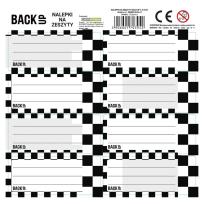 Opakowanie Nalepki na zeszyty BackUp 7 A94 (25szt) DERFORM