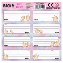 Opakowanie Nalepki na zeszyty Backup 8 a 04 (25szt) DERFORM