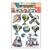 Opakowanie Naprasowanki Termo Naklejki na Ubrania Kosmos