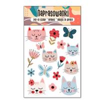 Opakowanie Naprasowanki Termo Naklejki na Ubrania Kotki