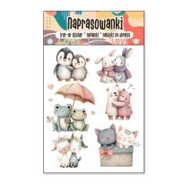 Opakowanie Naprasowanki Termo Naklejki na Ubrania Miłość