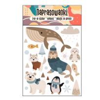 Opakowanie Naprasowanki Termo Naklejki na Ubrania Zwierzątka