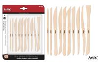 Opakowanie Narzędzia do rzeźbienia 10szt drewniane