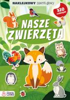 Okładka książki Nasze zwierzęta. Naklejkowy zawrót głowy