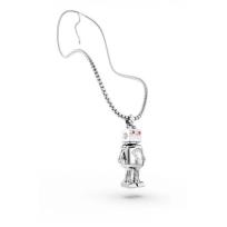 Opakowanie Naszyjnik robot srebrny