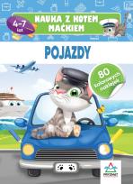 Okładka książki Nauka z kotem Maćkiem. Pojazdy