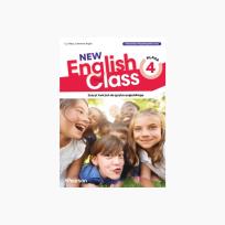 Okładka książki New English Class. Język angielski Zeszyt ćwiczeń z dostępem online klasa 4 szkoła podstawowa