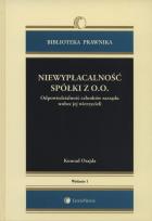 Okładka książki Niewypłacalność spółki z o.o.