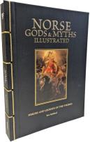 Okładka książki Norse Gods & Myths Illustrated wer. angielska