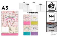 Opakowanie Notatnik A5/144K magnes Thank You MIX