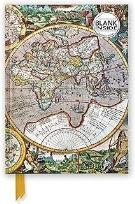 Opakowanie Notatnik A5 gładki TW Antyczna mapa Świata