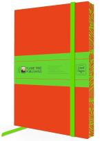 Opakowanie Notatnik A5 linia BR Orange & Lime Green