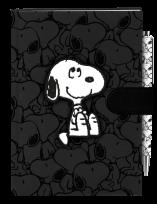 Opakowanie Notatnik A5 z velvetową okładką i długopisem Snoopy PT00003
