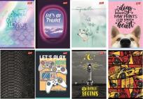 Opakowanie Notatnik A6/100K kratka okładka kredowana (10szt)