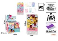 Opakowanie Notatnik na spirali 10x20,5cm MIX