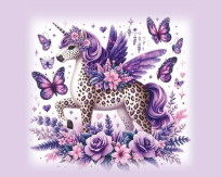 Opakowanie Notatnik ozdobny 100x100 48 stron gładki TW Jednorożec