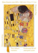 Opakowanie Notatnik quatro linia TW Pocałunek Gustav Klimt