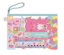 Opakowanie Notatnik w saszetce z akcesoriami Miś