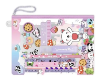 Opakowanie Notatnik z akcesoriami w saszetce Zwierzątka