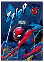 Opakowanie Notatnik z zegarkiem LCD Spiderman SPD7049