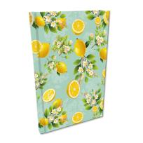 Opakowanie Notes A5 kratka Soft Touch Cytrusowe Kwiaty