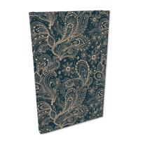 Opakowanie Notes A5 kratka Soft Touch Paisley Beż-Denim