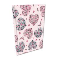 Opakowanie Notes A5 kratka Soft Touch Serca