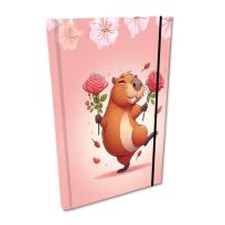 Opakowanie Notes A5 kratka z gumką Soft Touch Dancing Queen